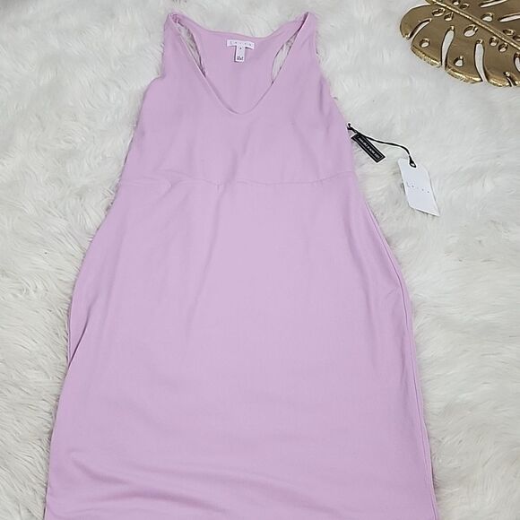 Leith Lilac Racer Back Dress Size  M - Picture 5 of 6